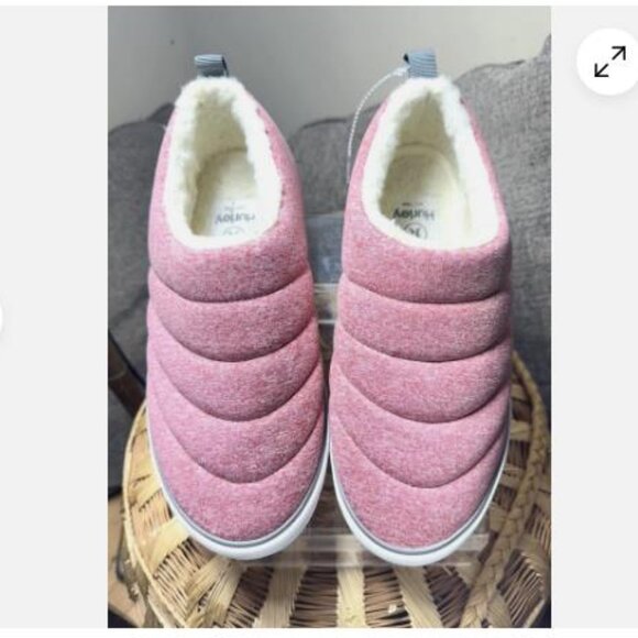 Hurley Arlo Puff Clogs Fabric Casual Slip on Pink Women's Size 9 M - Picture 4 of 8